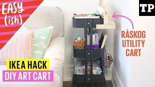 IKEA hack: Organize kid’s art supplies with a DIY art cart | Easy(ish) bonus