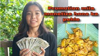 Got Promotion Before Monetize || Made Onion Fritters For Parent's || Family Vlogs