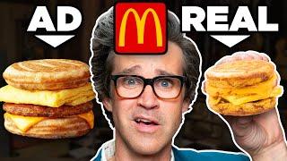 Fast Food Ads vs. Real Life Food (Test)
