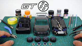 How to build a Toyota GT86, 1/24 Scale Model Car. Part 1/2