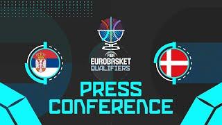 Serbia v Denmark - Press Conference | FIBA EuroBasket 2025 Qualifiers