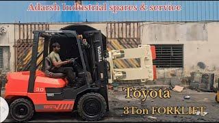 TOYOTA  OLD AND USED FORKLIFT FOR SALE || hight 4.5m || WITH PRC ATTACHED ||@Adarsh.Industrial