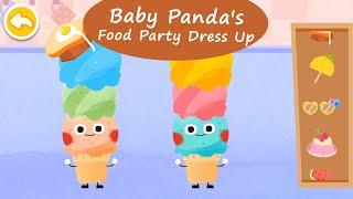 Baby Panda's Food Party Dress Up - Learn to make fruit sundaes, cream cakes, etc. | BabyBus Games