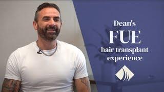 FUE hair transplant at HairPalace - Dean's experience