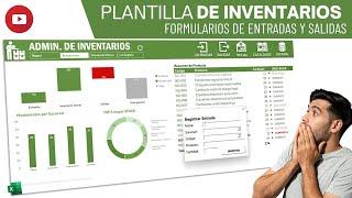 La MEJOR PLANTILLA de Gestión de INVENTARIOS en EXCEL con Botones y Formularios... GUÍA DEFINITIVA