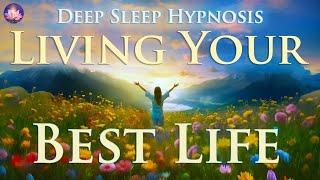 Sleep Meditation To Manifest Your Best LifeSubconscious Reprogramming Hypnosis (Rain, Subliminal)