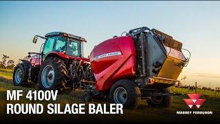 MF 4100V ROUND SILAGE BALER | WALKAROUND