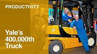 Yale 400,000th forklift truck from Craigavon plant - #Yale400K