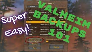 Valheim Backups 101: Backup Characters and Worlds! (PC)