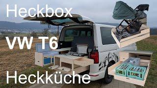 VW T6 Heckküche Heckbox Heckauszug