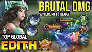 EDITH BEST BUILD 2023 | TOP GLOBAL EDITH GAMEPLAY | MOBILE LEGENDS