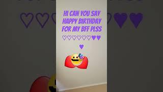 plss i dont want like or sub i want to say in com #happybirthday