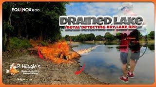 DRAINED LAKE! Boat Load of Treasures FOUND Metal Detecting DRY LAKE BED