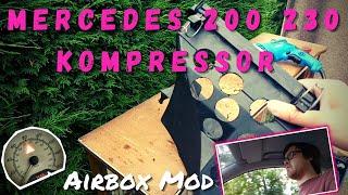 Mercedes Benz Kompressor Airbox Mod! Free Power?