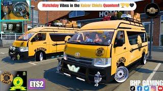 Driving the Kaizer Chiefs Toyota Hiace – Fans Go Wild on the Way to the Game!