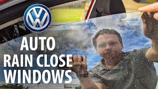 VW auto RAIN CLOSE windows, enabling via VCDS
