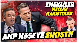 Muhalefet emekliler için AKP'yi sıkıştırmaya devam ediyor! Mecliste tam saha pres!