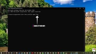 How to Check WIFI Password using CMD - Windows 7/8/10