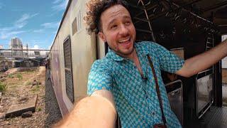 Traveling on a 5 CENT train in India | Mumbai 