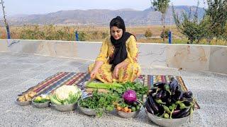 Preparing pickled cabbage for the winter, cooking chicken with pomegranate sauce!