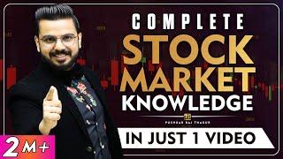 Complete #StockMarket Knowledge in Just 1 Video | Basics of Share Market for Beginners Explained