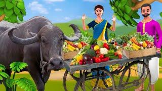 The Magical Buffalo Hindi Story | जादुई भैंस हिन्दी कहानी - 3D Animated Magical Stories