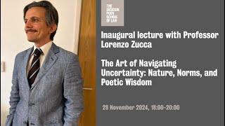 Inaugural Lecture with Professor Lorenzo Zucca - The Art of Navigating the Uncertainty