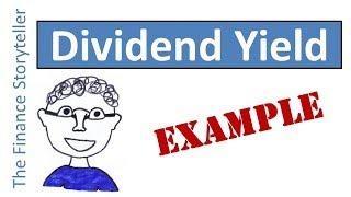 Dividend yield calculation example