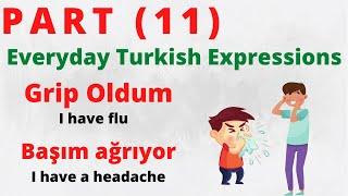 Everyday Turkish Expressions - Part 11 - I have a headache | Language Animated
