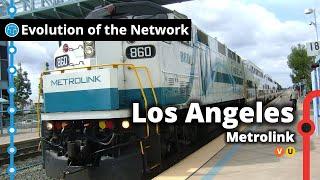 Los Angeles' Commuter Rail Network Evolution