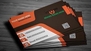 How to Create a Visiting Card Easily | F HOQUE |