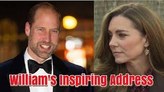 Prince William gives inspiring address as Kate skips important event