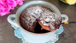 Cake in 1 minute! Microwave Cake! Quick and very tasty recipe!