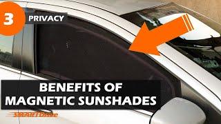 Magnetic sunshades top 3 benefits:   Better than window films ? :SMARTDrive