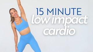 15 Minute LOW IMPACT Fun Cardio Workout | No Jumping + No Equipment