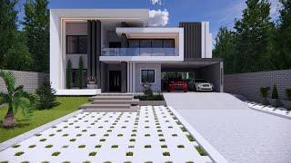 Spectacular 6 bedroom modern house design       ID3900