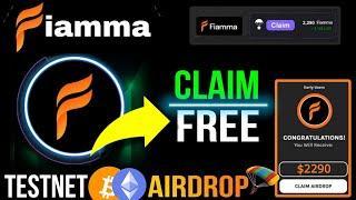 Fiamma Network Airdrop Claim Free | Fiamma Chain Testnet Airdrop Guide | New Crypto Airdrop 2024