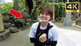 A cute Japanese girl Hina-chan guided me around Asakusa by rickshaw | Rickshaw in Asakusa, Tokyo