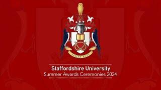 Staffordshire University London: Graduation 2024 Livestream