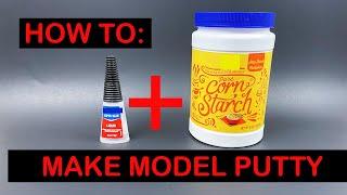 How To Make The EASIEST DIY Plastic Model Putty For Scale Model Kits