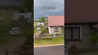 Першая навальніца на Падляшшы! Ух, як яна грымела тут прама пад вокнамі! #podlaskie #беларусывпольше