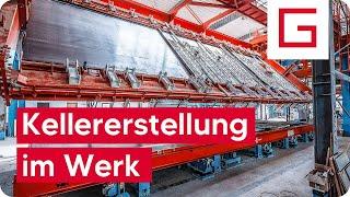 Kellererstellung im Fertigteilwerk | Glatthaar Keller