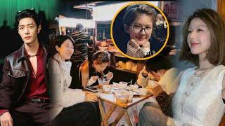 Zhao Lusi eats food on the roadside with friends, Xiao Zhan attracts fashion goers in Milan Fashion