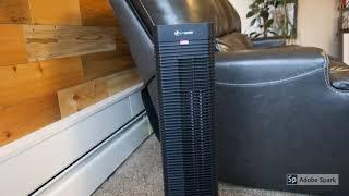 PureGuardian HTR410B All Season 2 in 1 Oscillating Tower Heater and Fan with remote control review