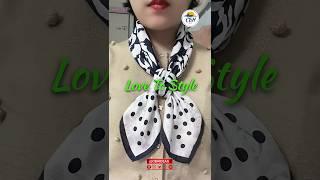 how to wear scarf in new style