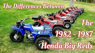 The Differences Between The 1982 - 1987 Honda Big Reds