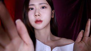 ASMR.sub기분 좋은 속삭임과 얼굴 만지는 다양한 소리로 재워 드릴게요/건조한 손소리/스크래칭/탭핑/Touching Your Face To Help You Fall Asleep