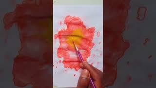 Oom drawing with watercolor || watercolor painting #shorts #viral #art