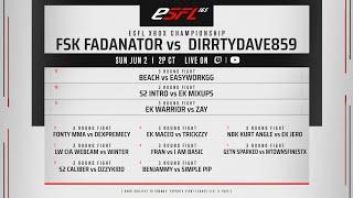 ESFL 165 - FSK Fadanator vs DirrtyDave; EasyworkGG vs Beach & More!