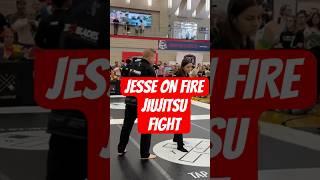 Jesse On FIRE BJJ Submission - Arm Triangle Choke! #shorts #short #bjj #jiujitsu #jesseonfire